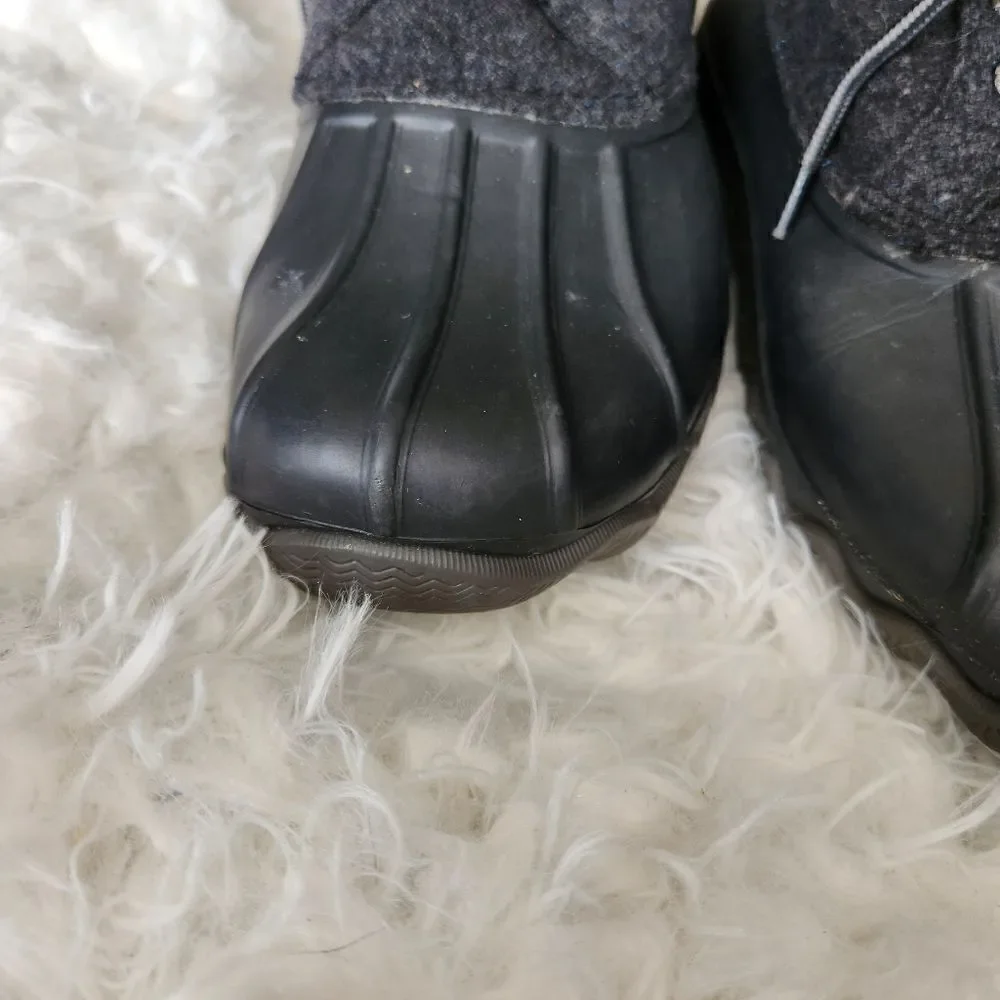Sperry topsider Avenue duck boots wool sides 18431